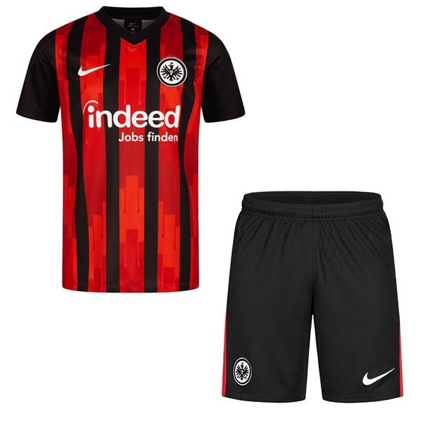 Camiseta Eintracht Frankfurt 1ª Niños 2020-2021 Negro Rojo